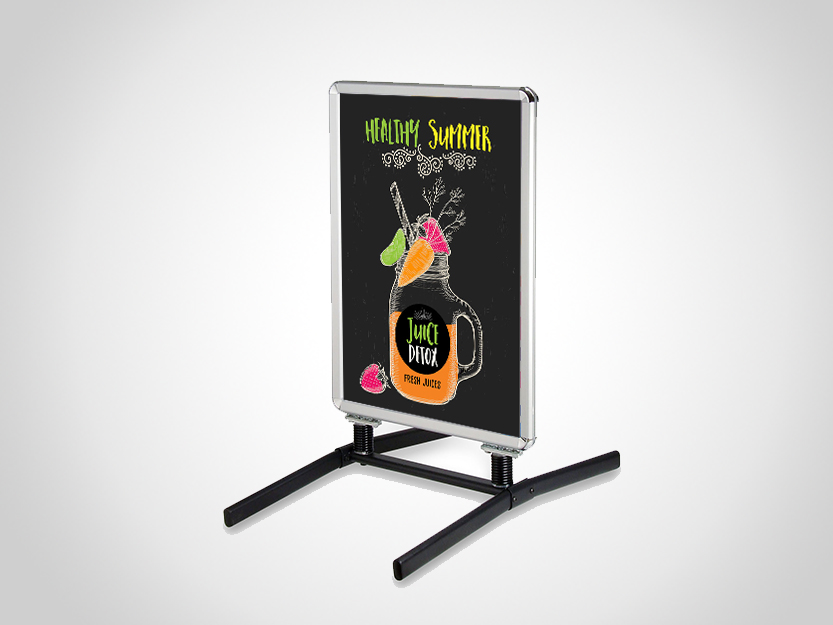 戶外工字底座海報(bào)架10H